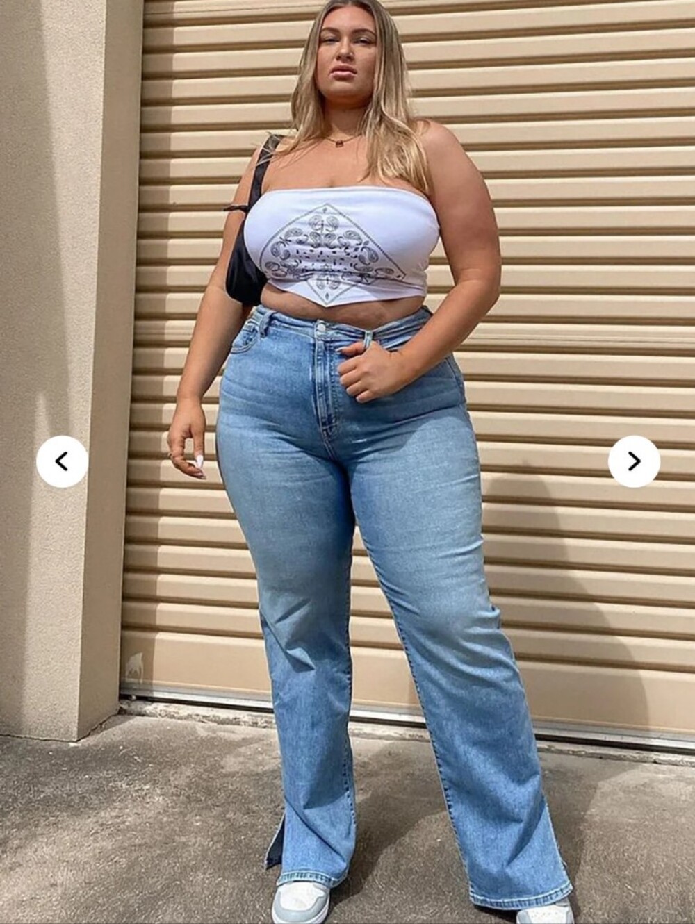 Fashion Nova Light Wash High-Rise Wide Leg Jeans